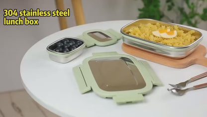 Stainless Steel Insulated Airtight Leak-Proof Lunch Box